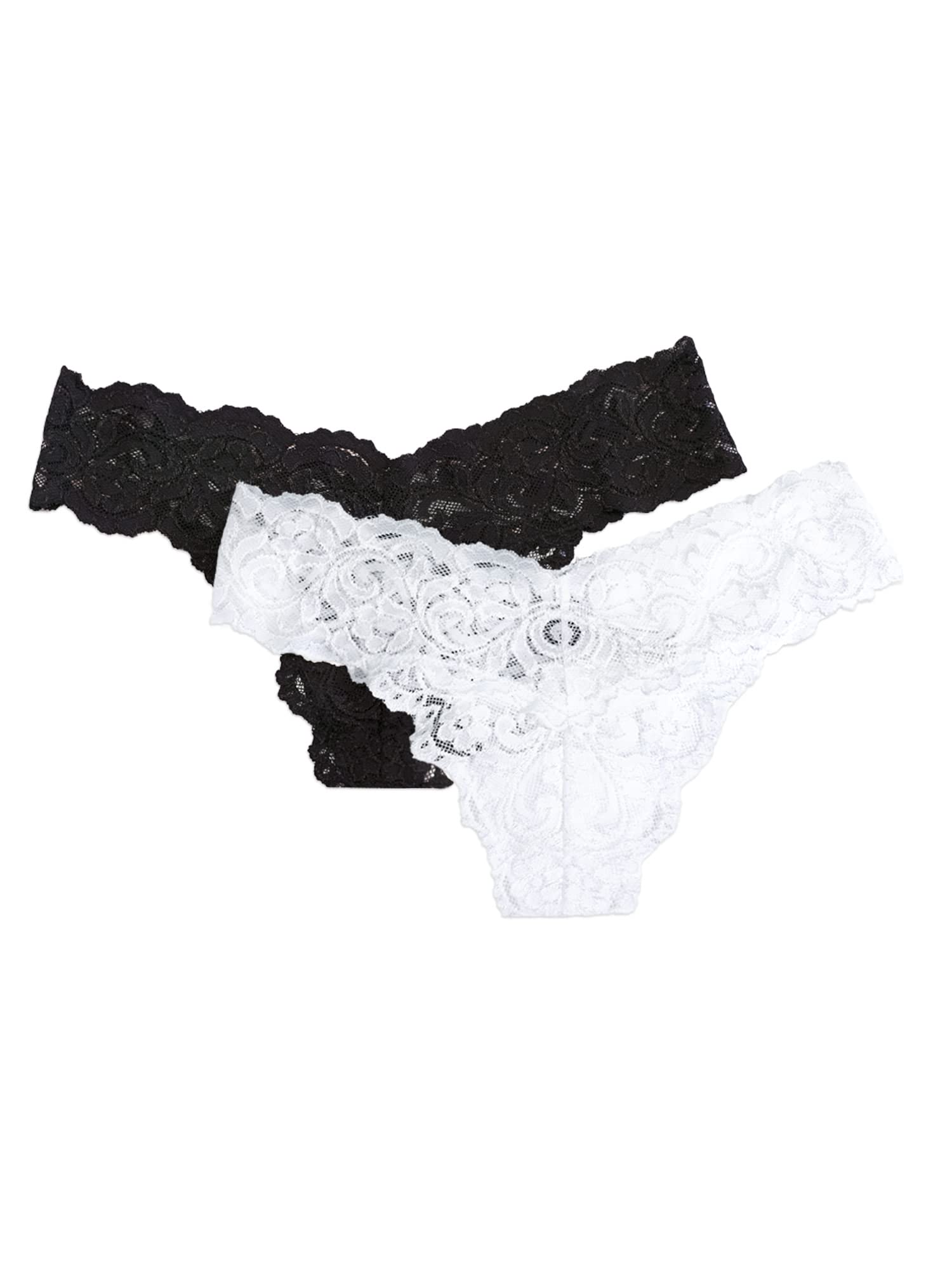 Smart Sexy womens Signature Lace Thong Panty 2 Pack