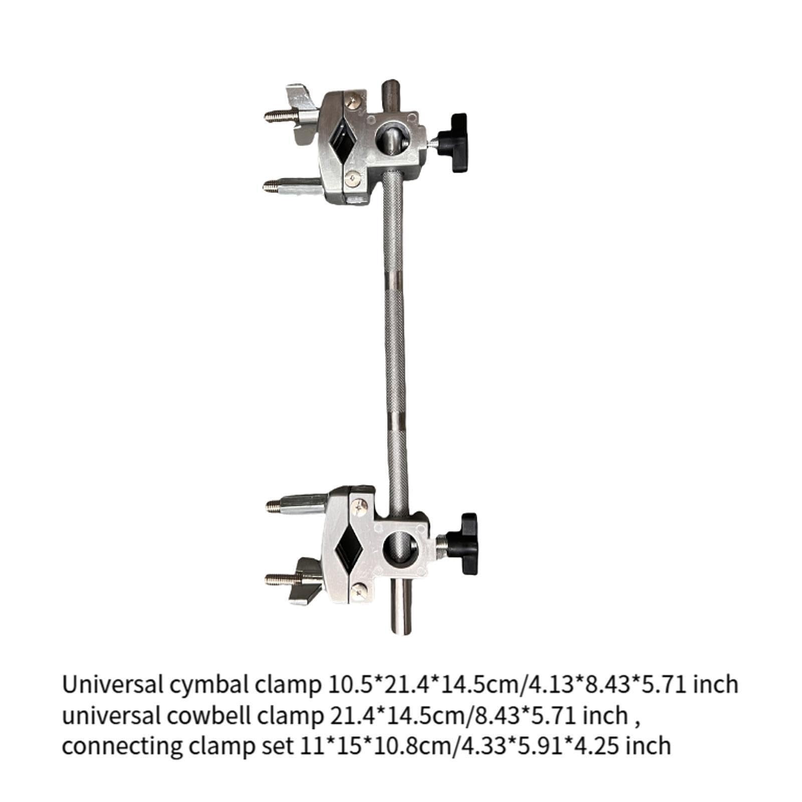 Soporte para platillos, piezas de metal para tambor, herrajes para tambor, accesorio para brazo de platillo de repuesto, estilo E, plata, Estilo E