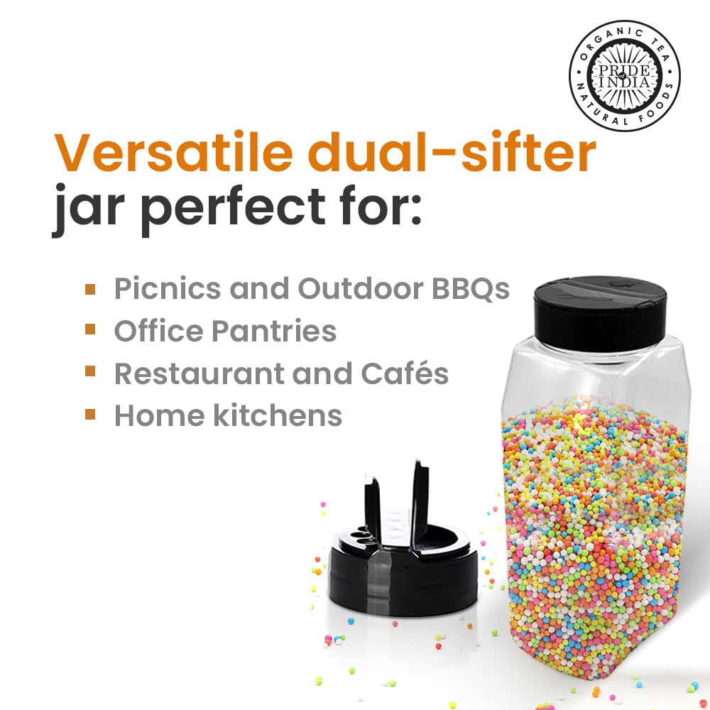 Small Glass Spice Jars With Sifter Lids - 4oz BPA-Free Containers For Kitchen Organization