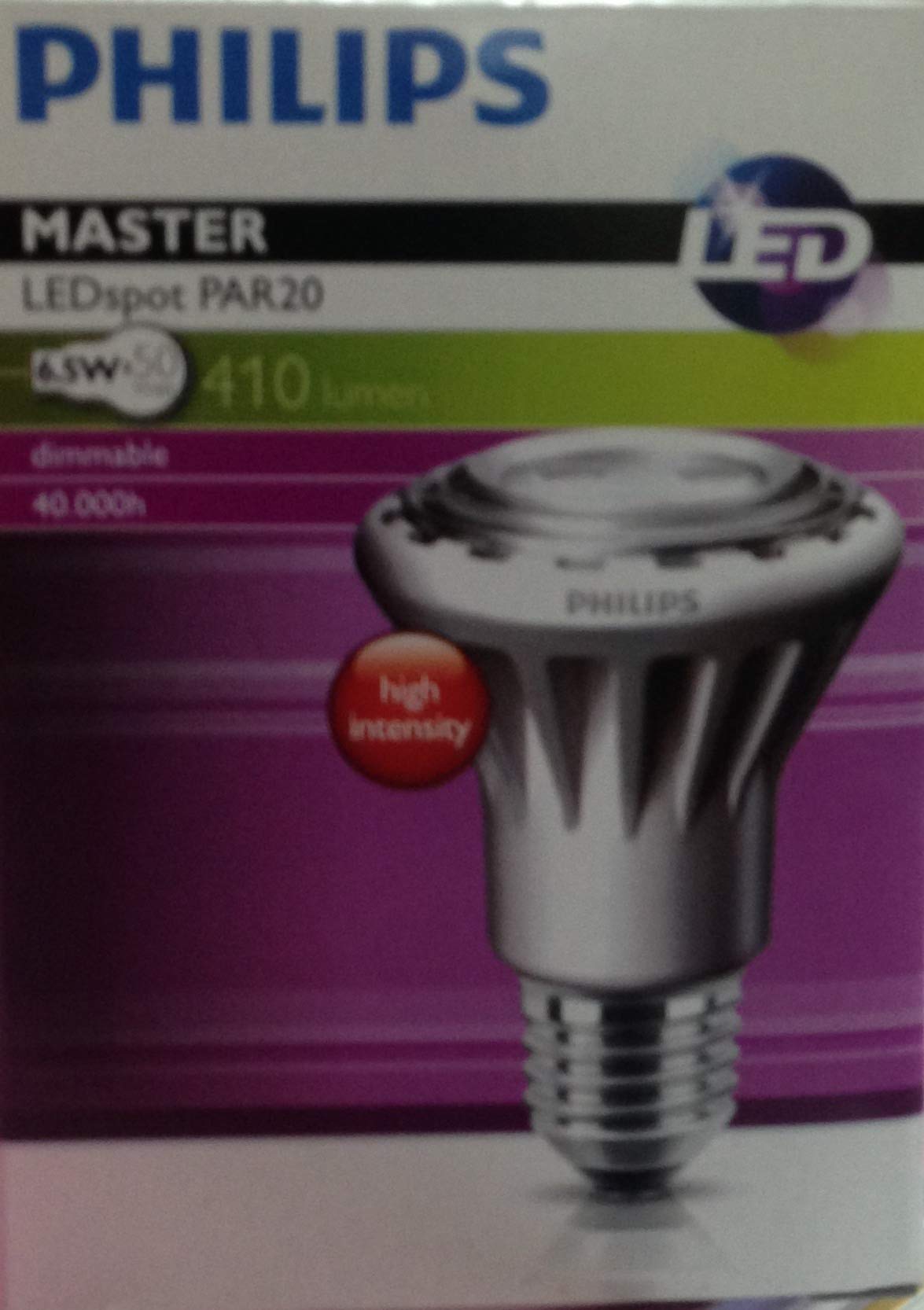 MASTER LEDspot D 6.5-50W 4000K PAR20 25D