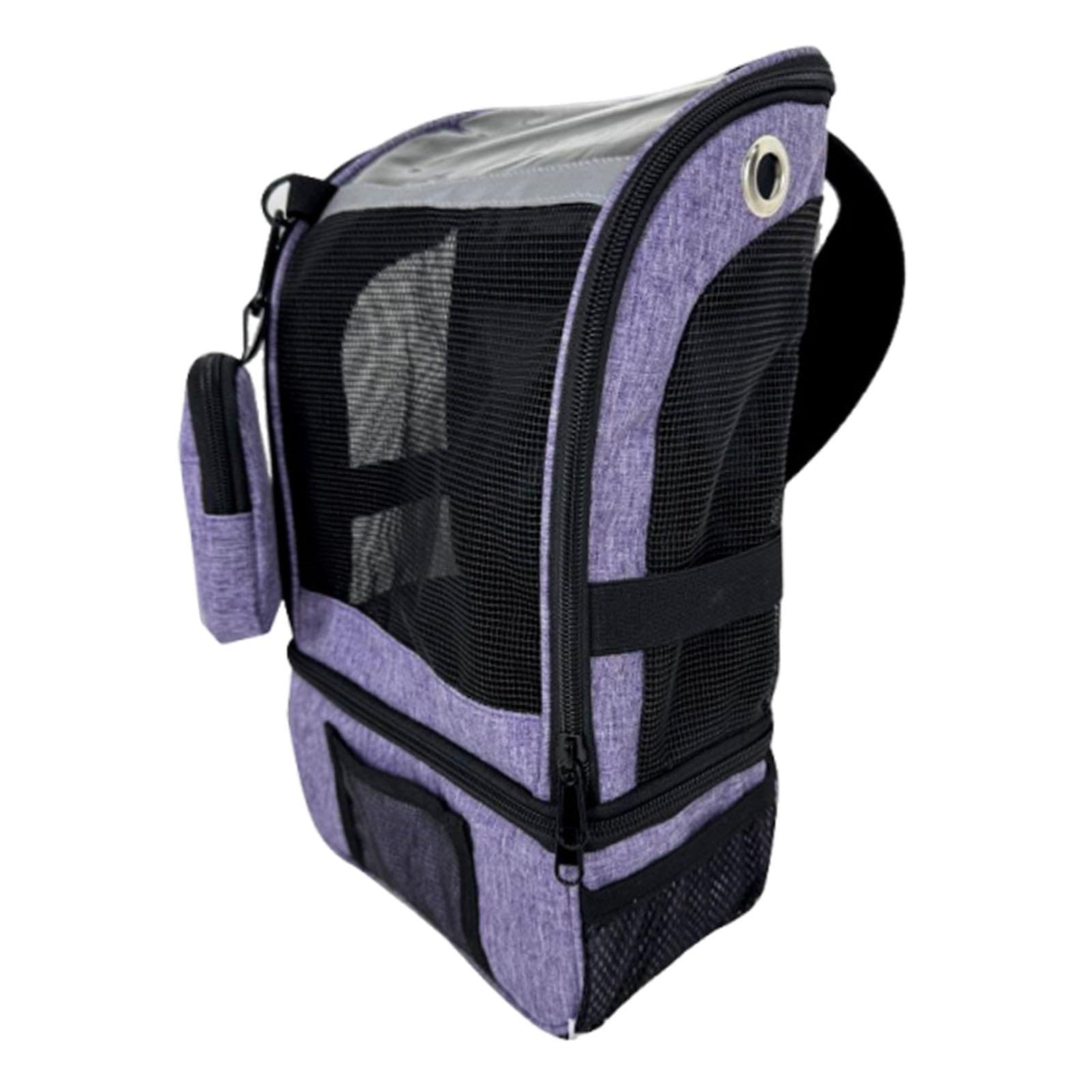 perfk Zaino per concentratore di ossigeno, borsa per il trasporto, leggero, comodo e portatile, accessori per macchina per ossigeno per, Viola
