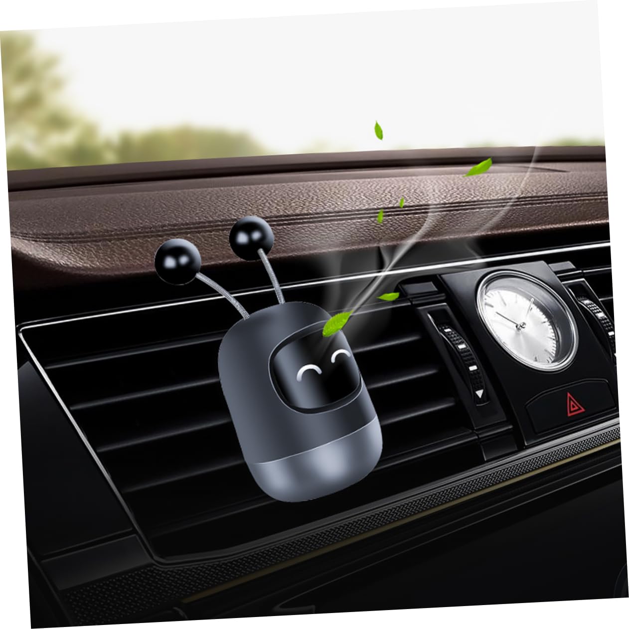 SOLUSTRE 3pezzi Diffusore Aromatico Clip Forma Di Robot Per Auto Decorazione e Profumo Per Ventilazione Fresco e Atmosfera Incantevole Facile Da Installare Con Ricariche Aromatiche