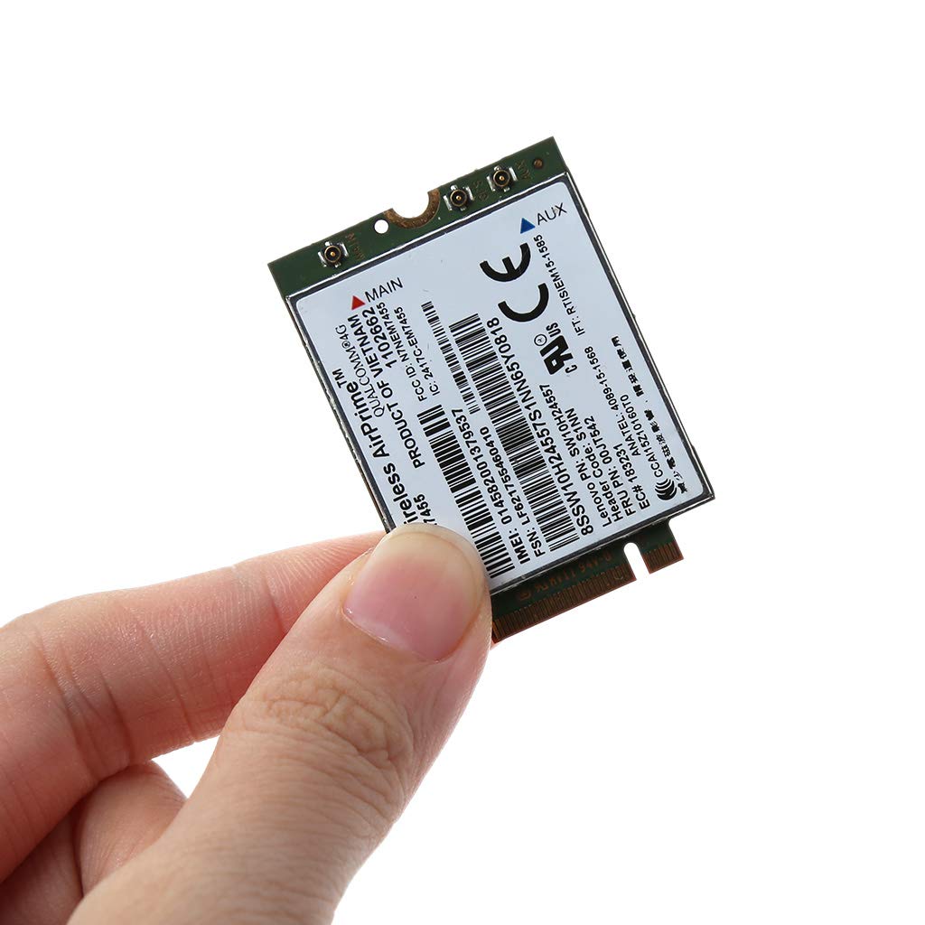 Scheda di rete EM7455 4G LTE WWAN modulo scheda wireless U: S1nn 00JT542 00JT547 per Sierra X270 T470 T470S T470P P51 P71 2017 X1 Accessori WLAN Scheda Depeng
