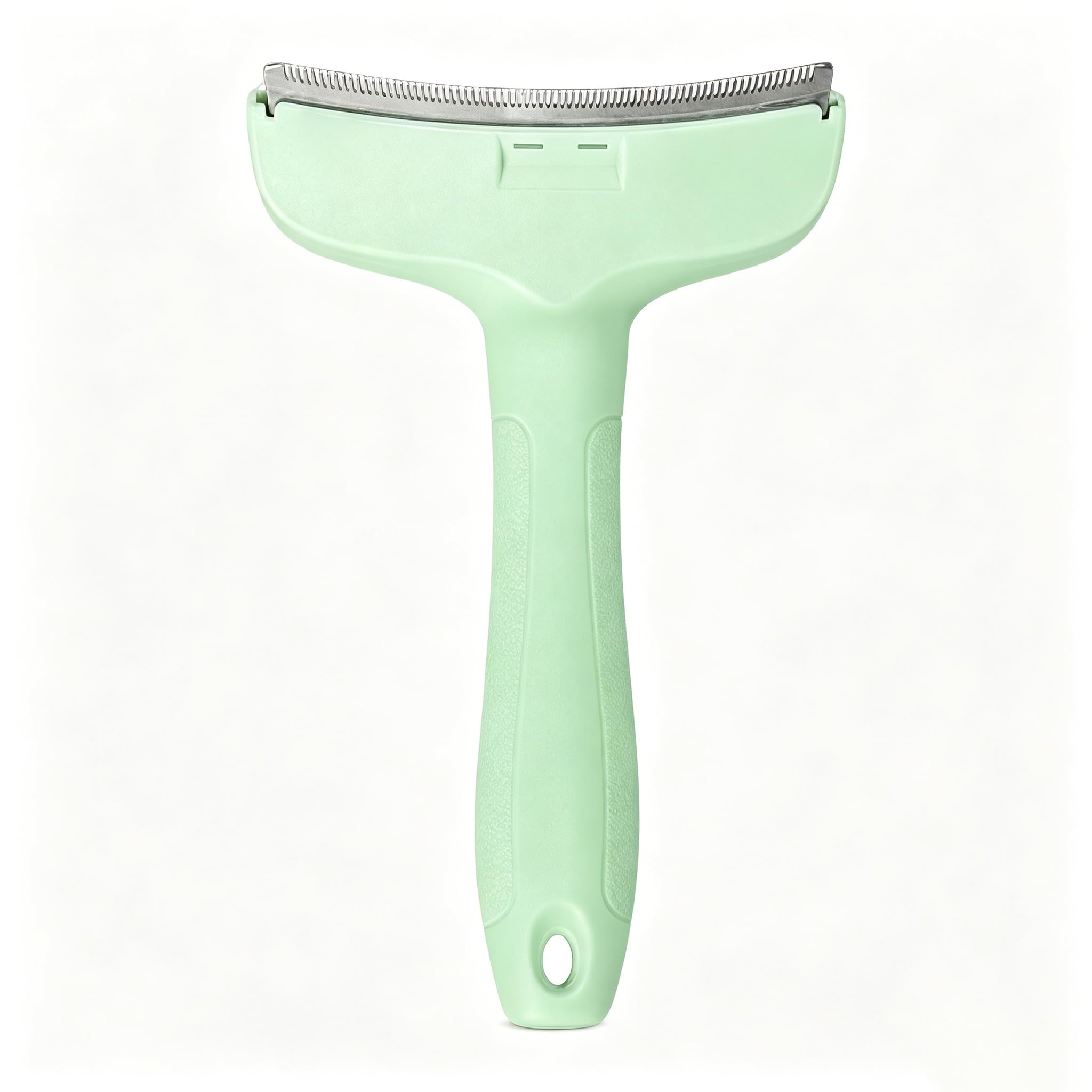 Cat Brush Pet Hair Remover, Pet Deshedding Brush with Tight V-Shaped Teeth Cat Grooming Brushes for Dogs Cat Shedding Long Haired Cats Dog Comb (Green)