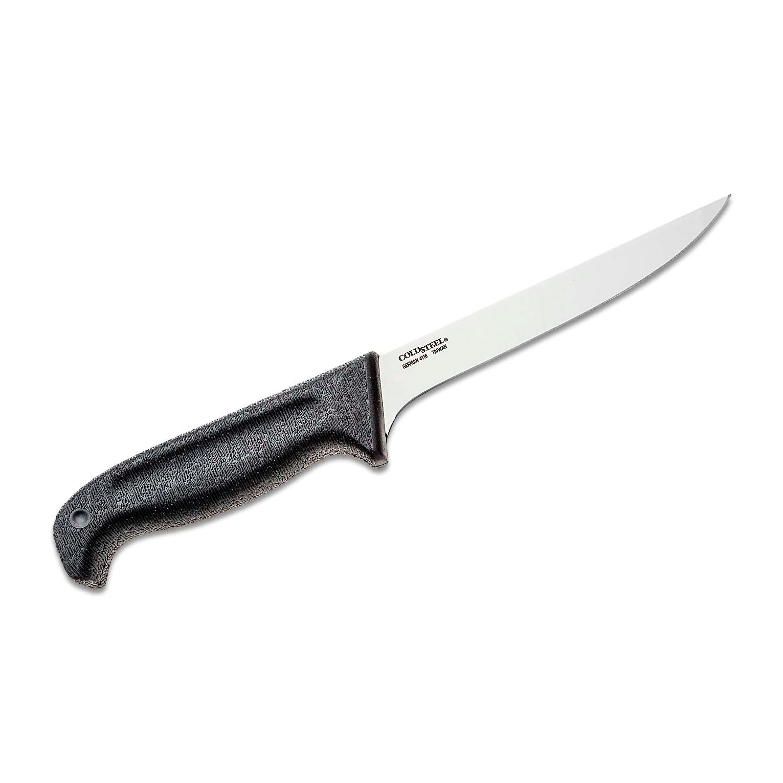 Cold Steel Commercial Series 6" Flexible German 4116 Stainless Steel Fixed Blade Narrow Straight Back Game & Fish Processing Cutting Boning Knife with Ergonomic Kray-Ex Handle — Amazon image 3