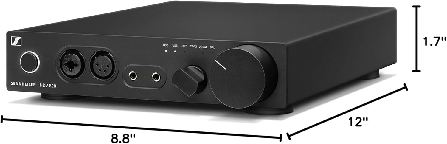 Sennheiser Consumer Audio HDV 820 Reference Headphone Amplifier DAC - ESS 9028PRO Sabre with USB