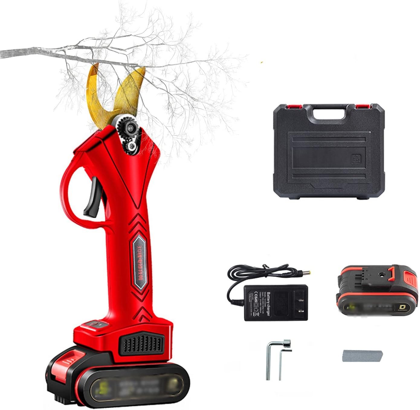 Electric Pruning Shears Rechargeable 48V Lithium Battery Cordless