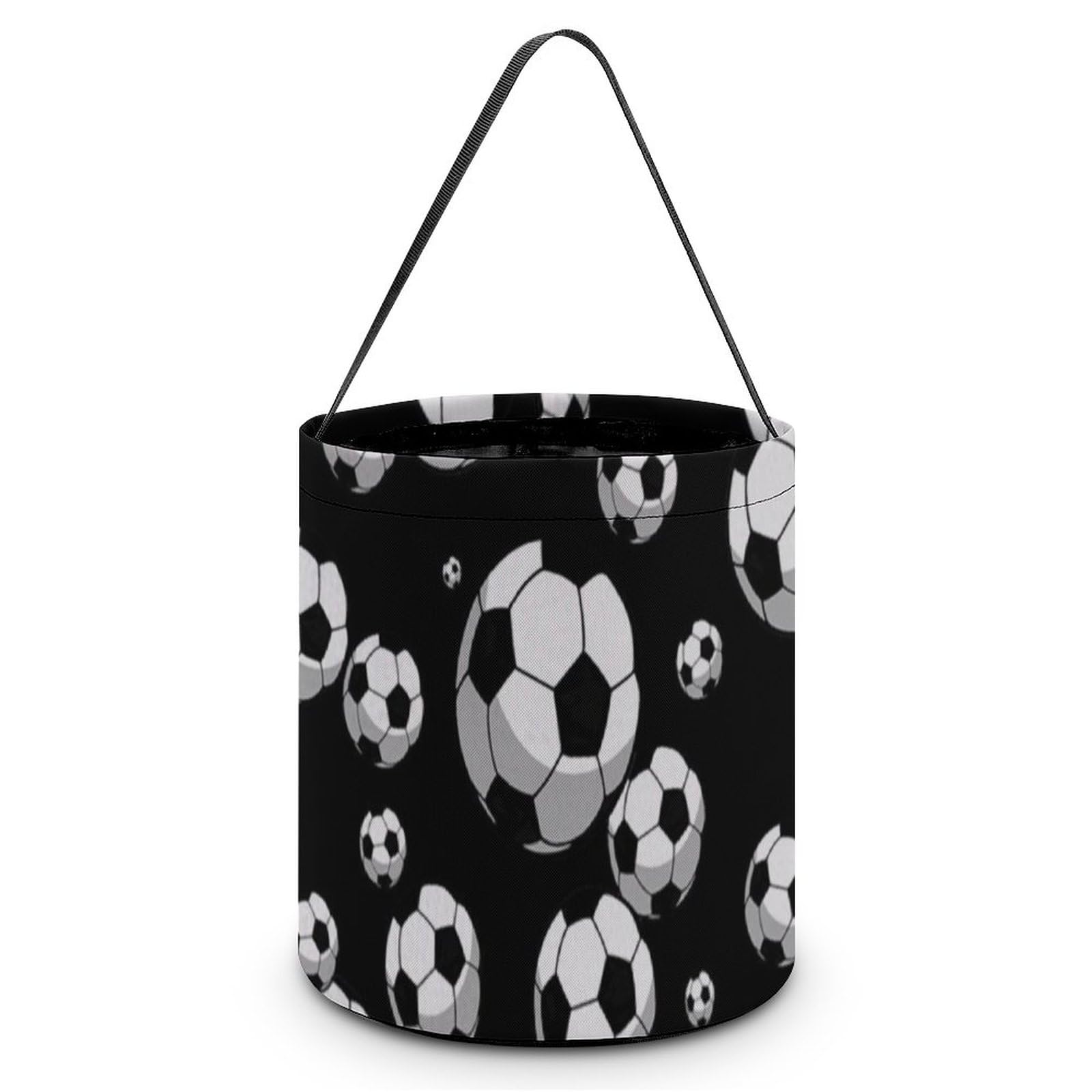Holiday Soccer Funny Easter Eggs Basket Candy Gift Storage Bags Buckets for Party Favors Supplies