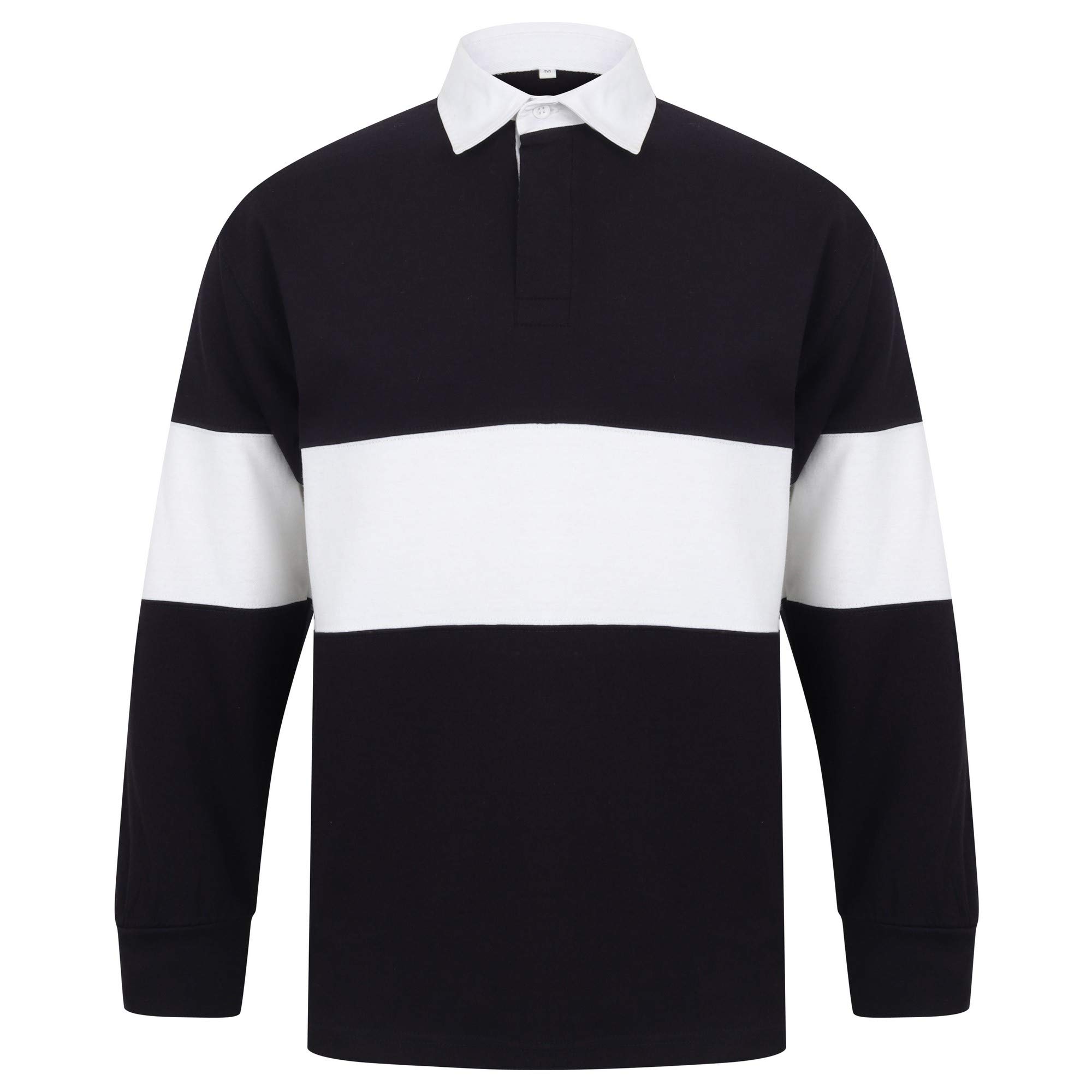 Front Row - Maglia da Rugby con Pannelli a Contrasto - Unisex