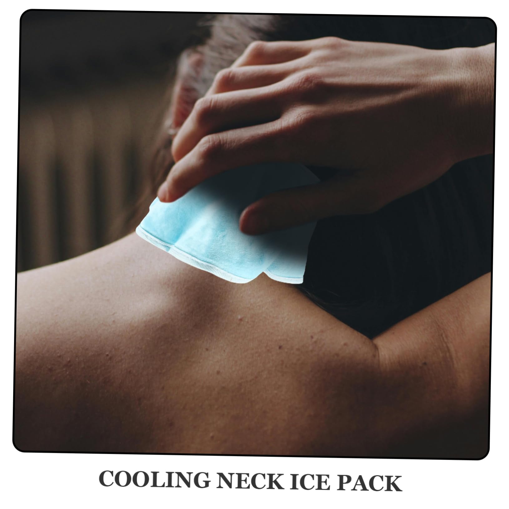 KOMBIUDA Impacco Di Ghiaccio Riutilizzabile Per Collo Impacco Freddo in Gel Per Spalle Terapia Del Freddo Per Lesioni Rigidità Del Collo