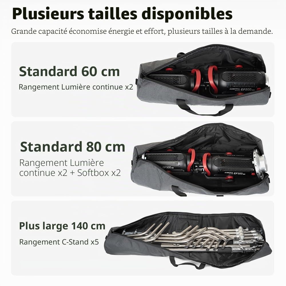 AMBITFUL Widened Version Tripod Carrying Case Bag