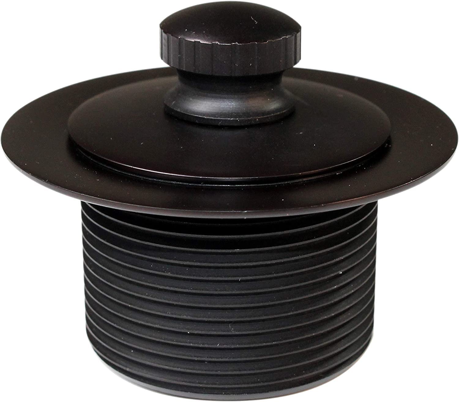 Westbrass D4972-12-12 - Conjunto de desagüe y desbordamiento de baño de 1-1/2 pulgadas con tapón de drenaje y codo superior de placa frontal de dos orificios-SCH. 40 PVC, paquete de 12, bronce