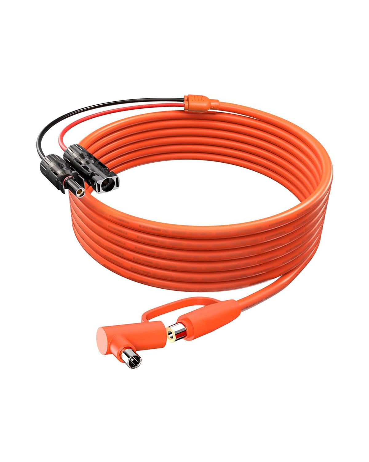 3M(10FT) Solar Connector to DC 8mm Adapter Cable,12AWG+14AWG Solar Cable Connector to DC8020/DC7909 Compatible with Jackery BLUETTI Anker GZ Yeti Portable Power Station, for Solar Panel