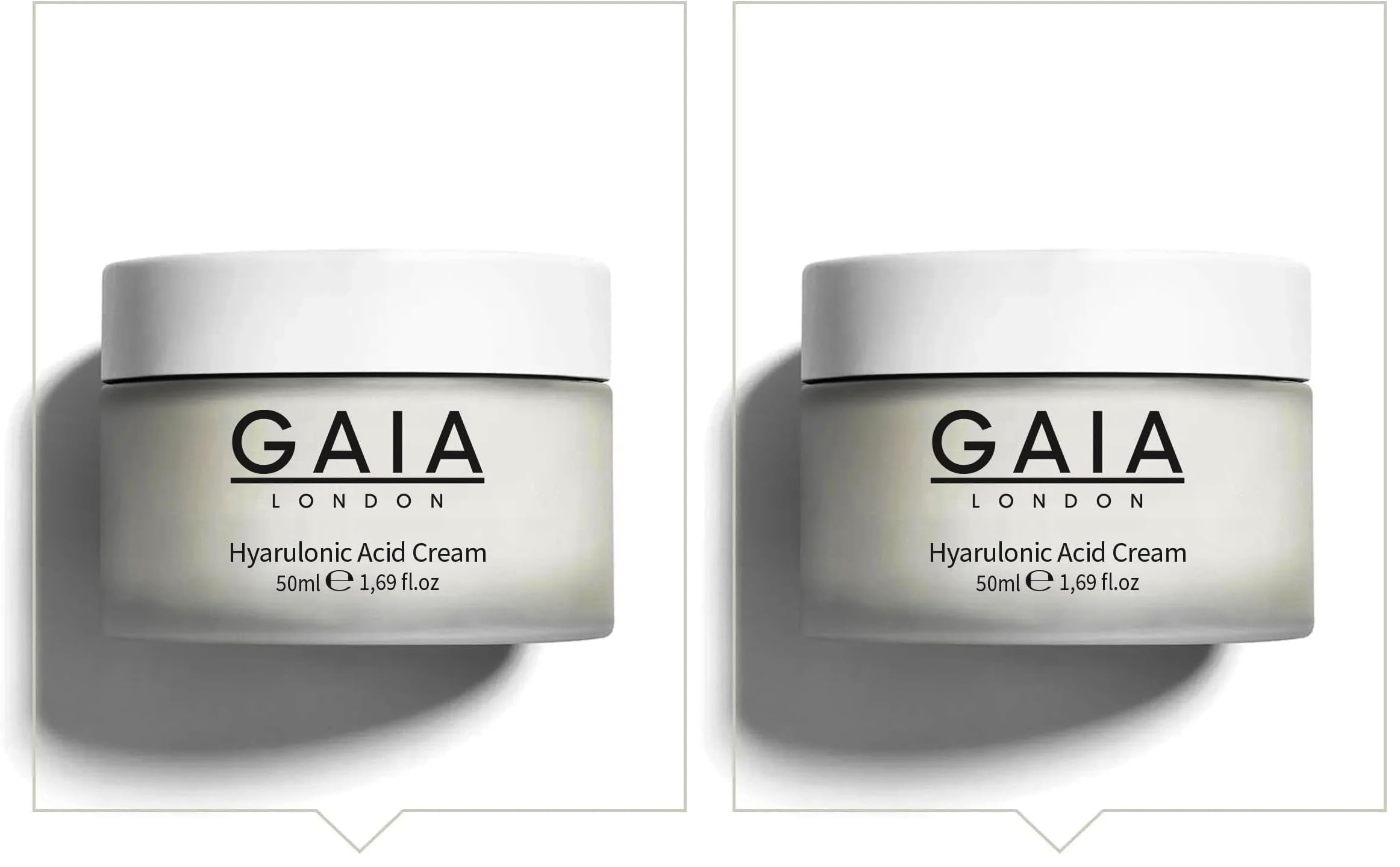 Yoğun Nemdirici Bakım Kremi Hyaluronic Cream Tüm Cilt Tipleri için (2 paketi)