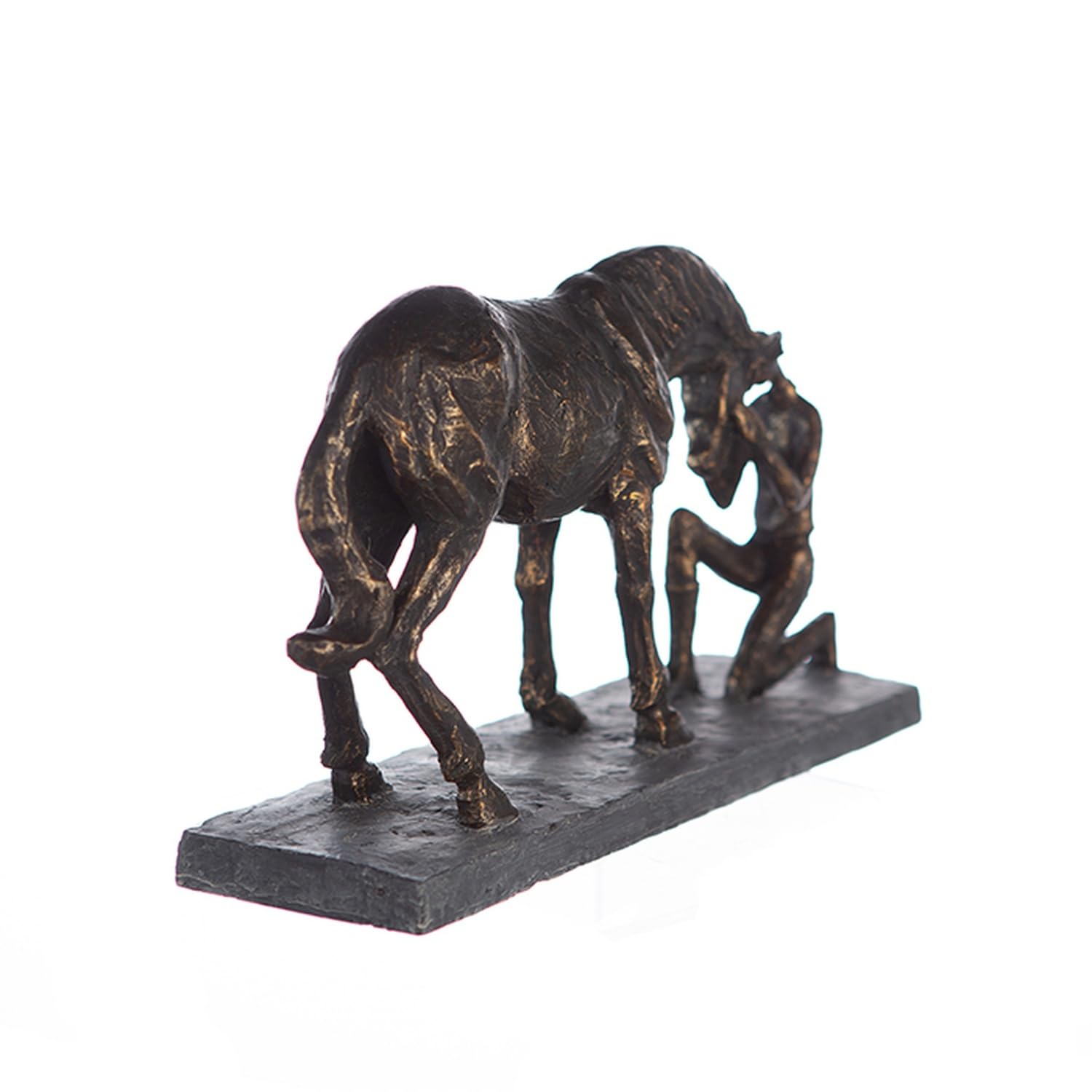Casablanca Skulptur Comprehension, Deko Figur Bronze, Kunstharz Statue Wohnzimmer, Büro Dekoration H. 19 cm x B. 32 cm - Moderne Skulpturen