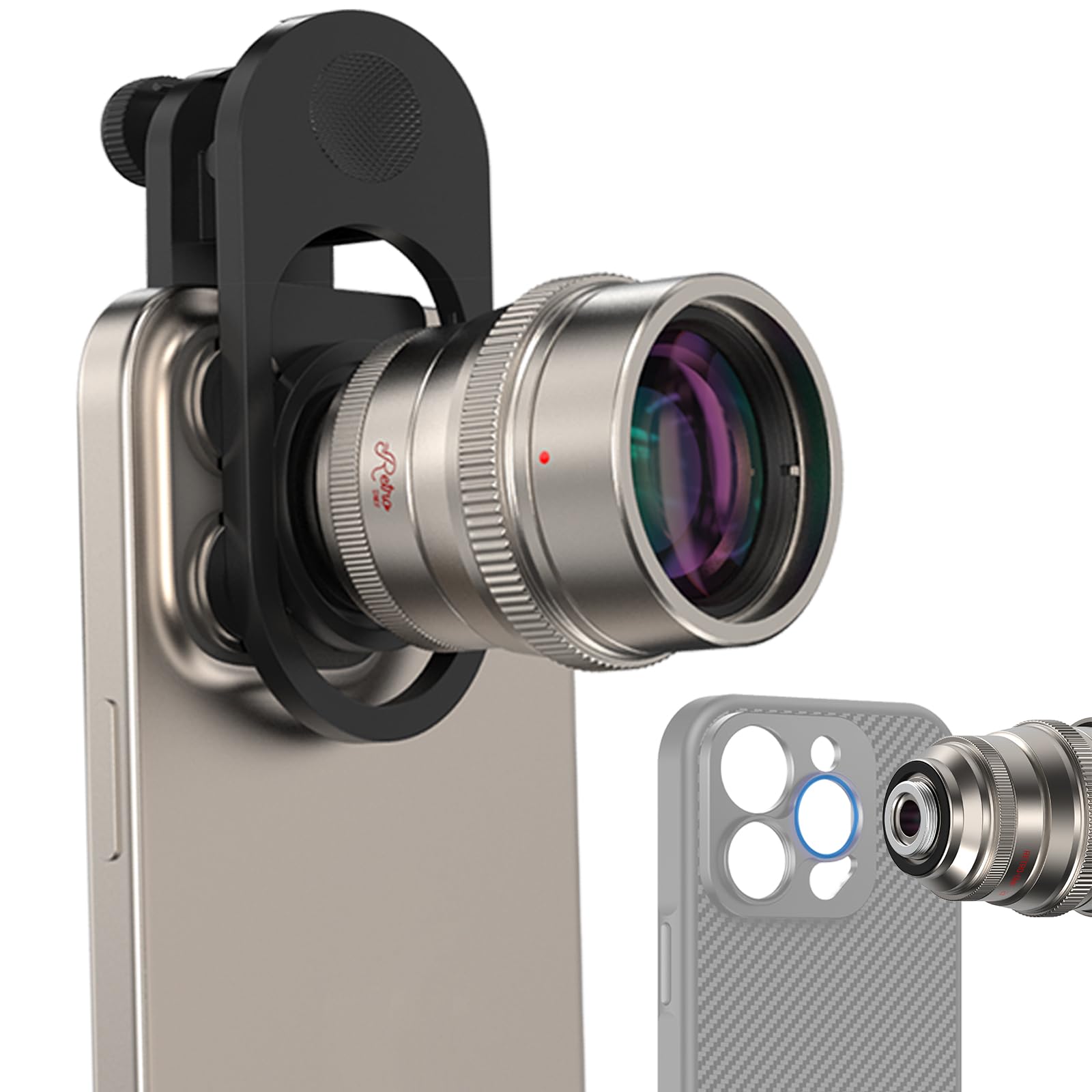 Fotorgear iPhone17Pro 用 レンズ付属 Amazon.co.jp: Fotorgear 17mm スレッド2倍望遠レンズ iPhone 15/16/17