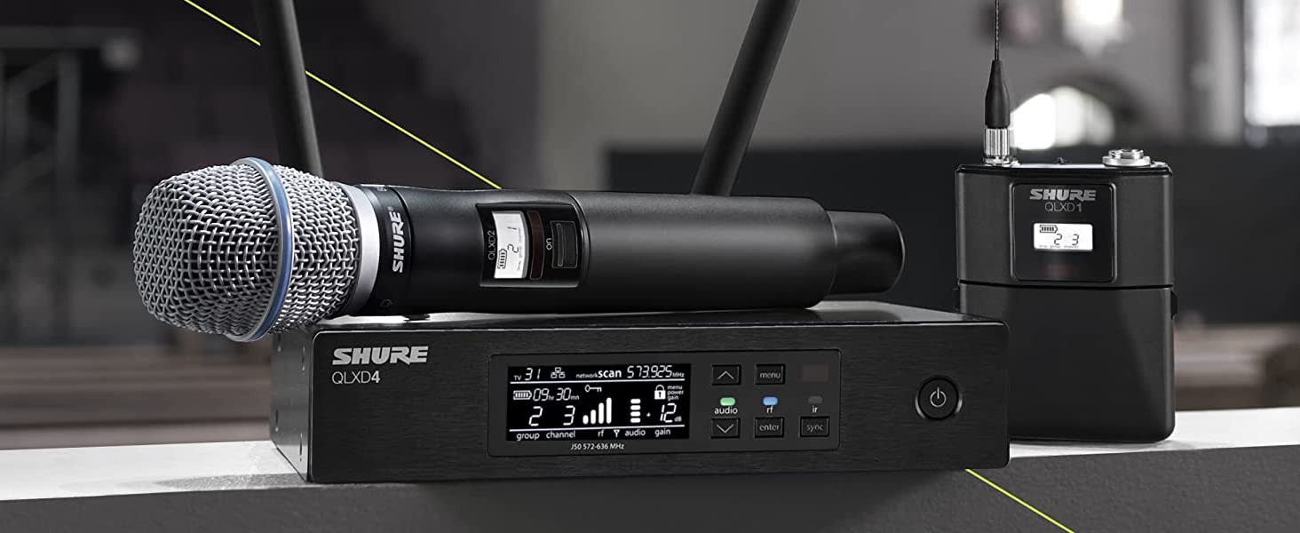Amazon.com: Shure QLXD2/SM87 Handheld Transmitter with SM87 Vocal