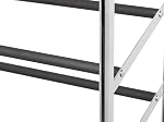 Amazon Basics 50-Pair Shoe Rack Organizer, Chrome