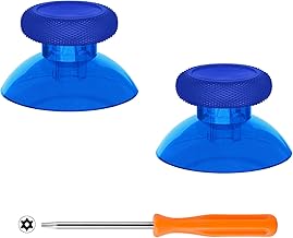 eXtremeRate Joysticks Transparentes para Xbox Series S X Control Palancas Analogicos Joystick Reemplazable para Xbox One Repuesto para Pulgar Thumbsticks para Xbox One S/X/Estandard/Elite Mando(Azul)