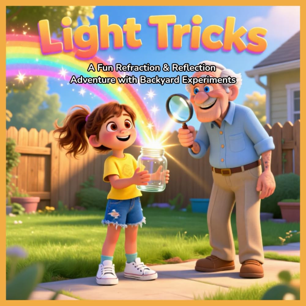 Light Tricks: A Fun Refraction & Reflection Adventure with Backyard Experiments