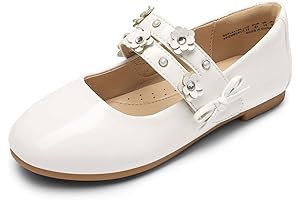 Elegant Church Shoes for Girls: Pearl Ballerina with Bow