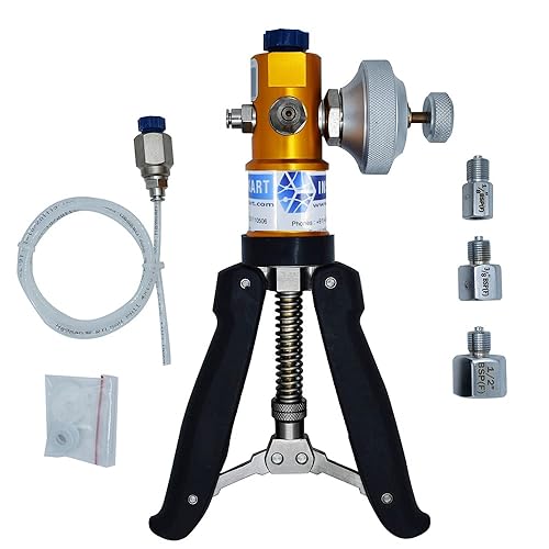 Miniatura 7 de Calibrador manual de la bomba de presión y vacío (solo bomba manual) para laboratorios de calibración, calibración de campo y calibración del