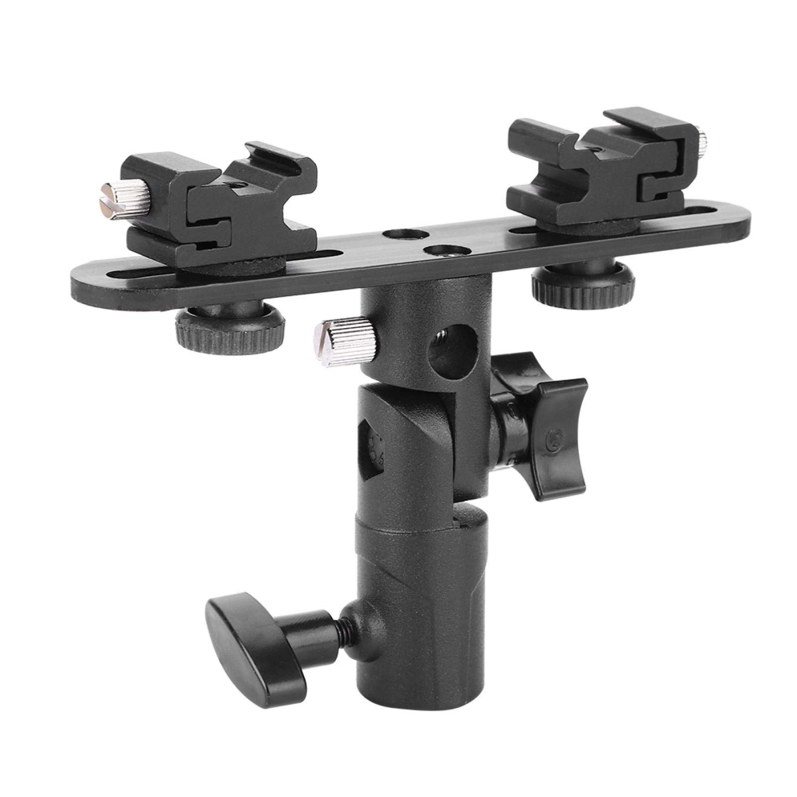 Blitzhalterung, Blitzschiene, Blitzschuh-Blitzgerät-Ständer Regenschirmhalter Lichtstativ-Halterung 1/4'' Bis 3/8'' Kompatibel Für Blitz Lichtstativ Stativ Regenschirm