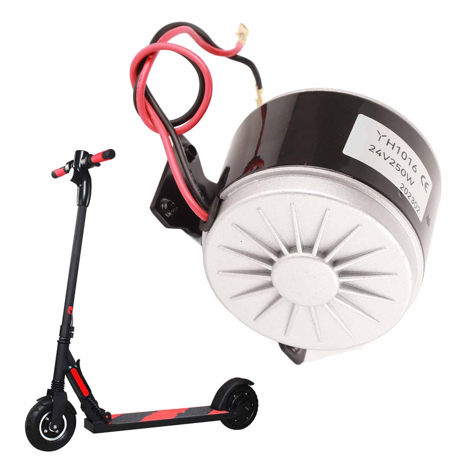 KIMISS Motore Elettrico Spazzolato 24V 250W 2750 Giri/min per Scooter Elettrico e Veicoli Fuoristrada