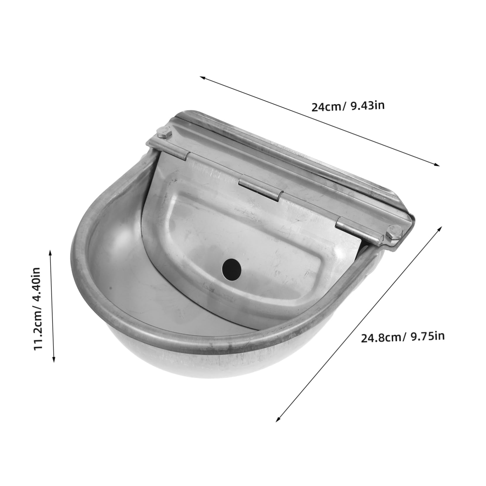 ERINGOGO Farm Grade Automatic Livestock Drinking Fountain Large Capacity Water Bowl Dogs