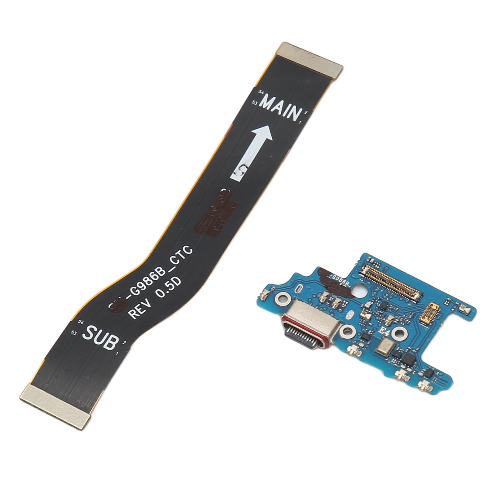 Câble Flexible de la Carte de Connexion du Port de USB pour Galaxy S20 Plus G986B Version UE, Remplacement du Câble Flexible de la Station d'accueil du Chargeur de
