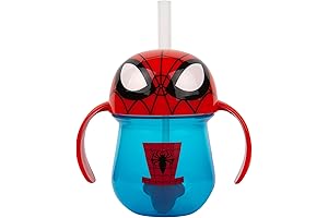 The First Years Spider-Man Weighted Sippy Cup With Straw