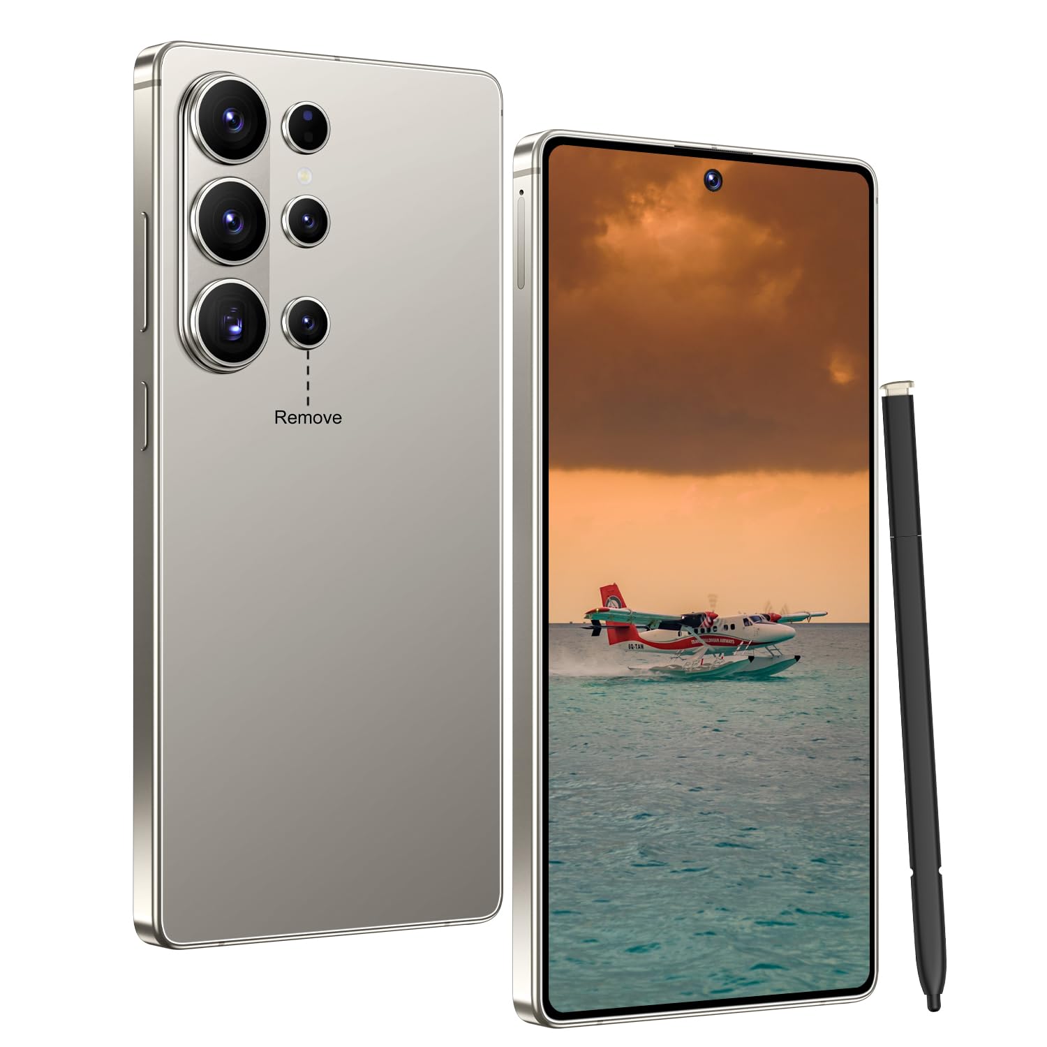 26 Ultra 16+1TB Smartphone -6.99-inch Display, Built-in Pen,Android 15, 7000mAh Battery, 68MP+108MP Dual Camera/Dual SIM/Fingerprint Lock/Face (Grey)
