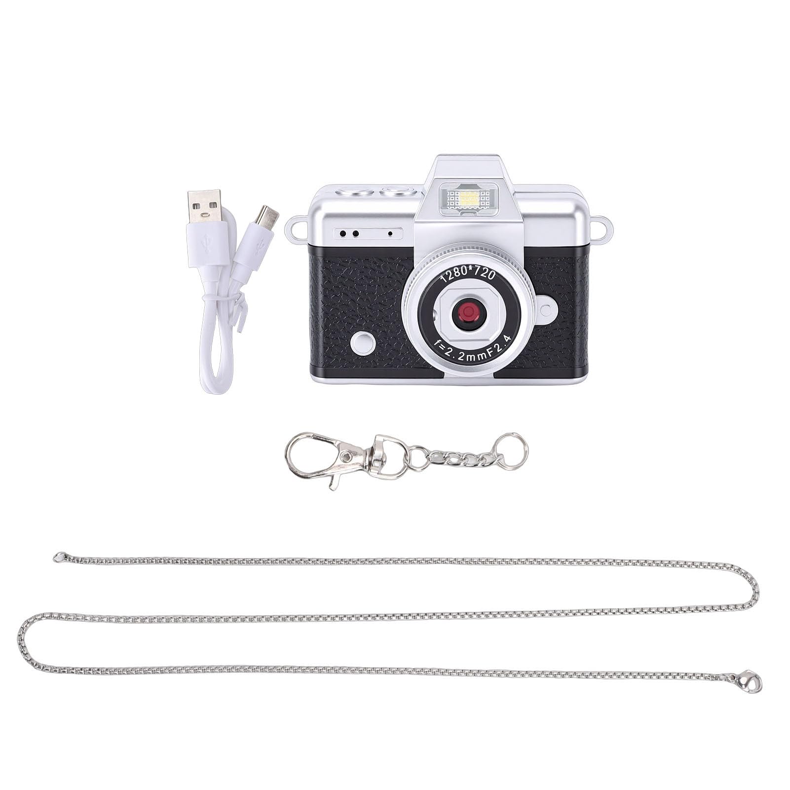 LICAEVEY Videocamera Digitale Vlog CCD, Display Ribaltabile HD da 1,47",