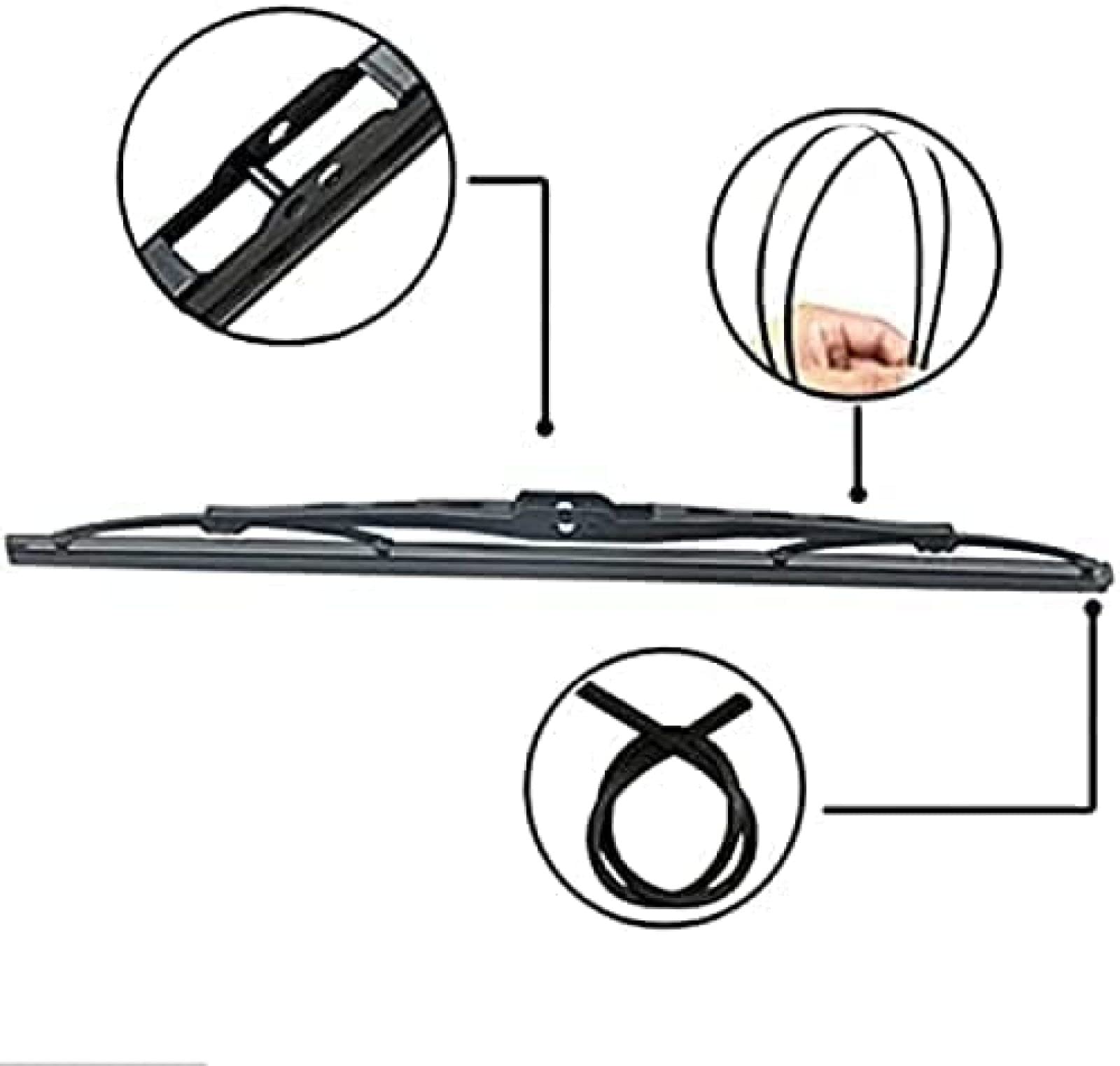 Spazzole Tergicristallo Anteriori Per Hyundai I20 III Hatchback  08 2020 Tergicristalli Auto Lame Tergilunotto Motgum Spazzole Ibride X 109726 2 - Foto 5