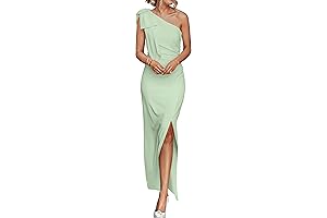 Enchanting Sage Green Long Dress