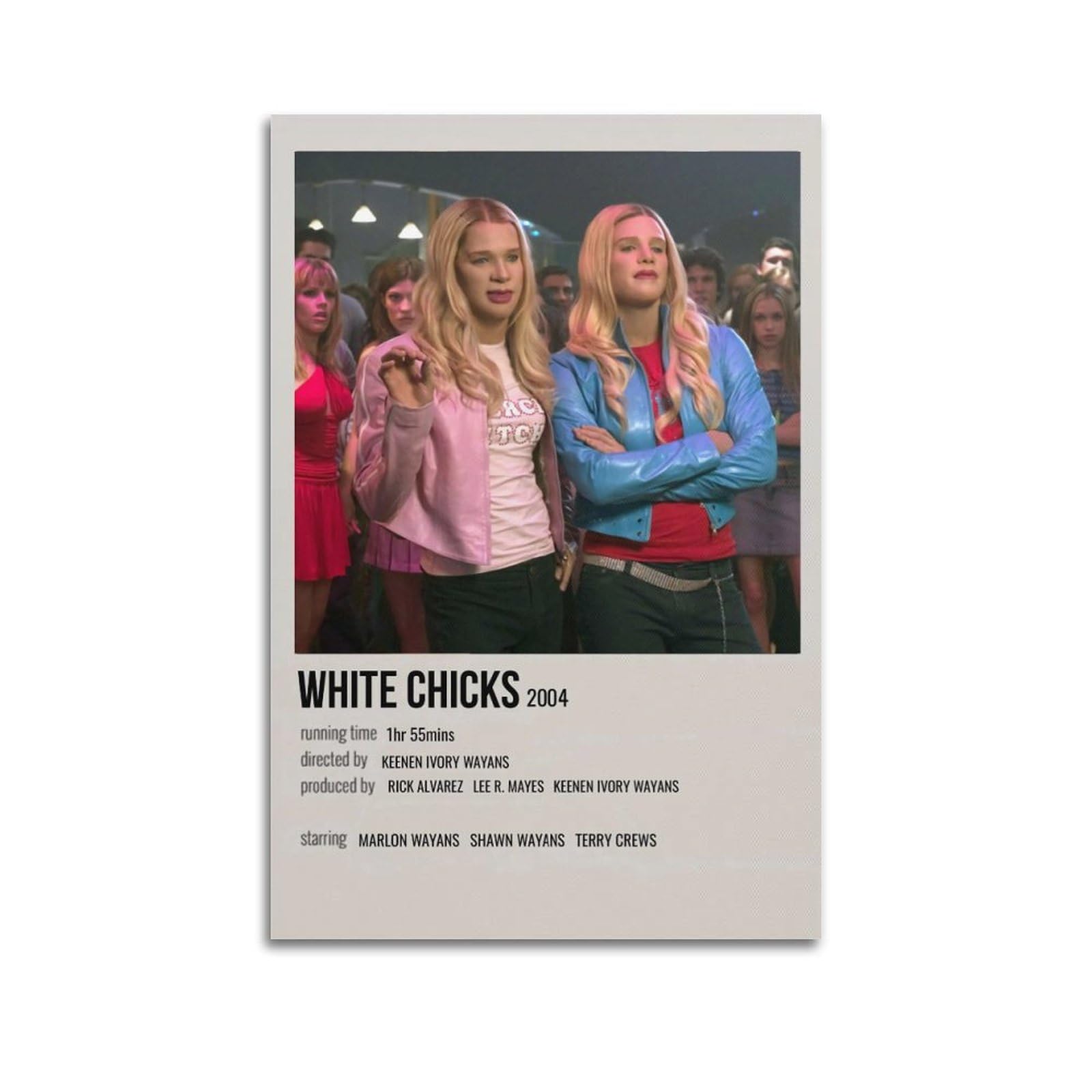 Póster De La Película 'White Chicks' – Lienzo 30x45 Cm Sin Marco – Decoración De Habitación Y Sala De Estar