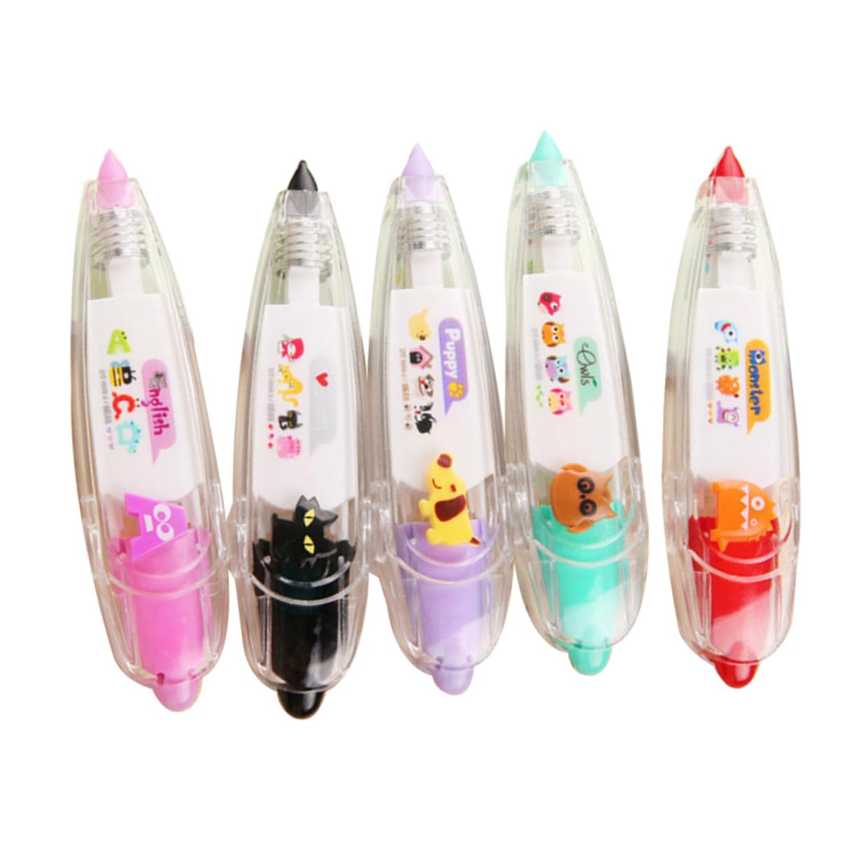 Operitacx 15 Stk Kinder Weißes Klebeband Korrekturband Dekorativ Korrekturflüssigkeit Stift Süße Schulsachen -klebeband Diy-scrapbooking- Geschenkband Spitze Aufkleber