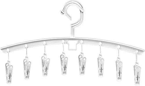Whitmor Clip Drip - Juego de 3 perchas para accesorios