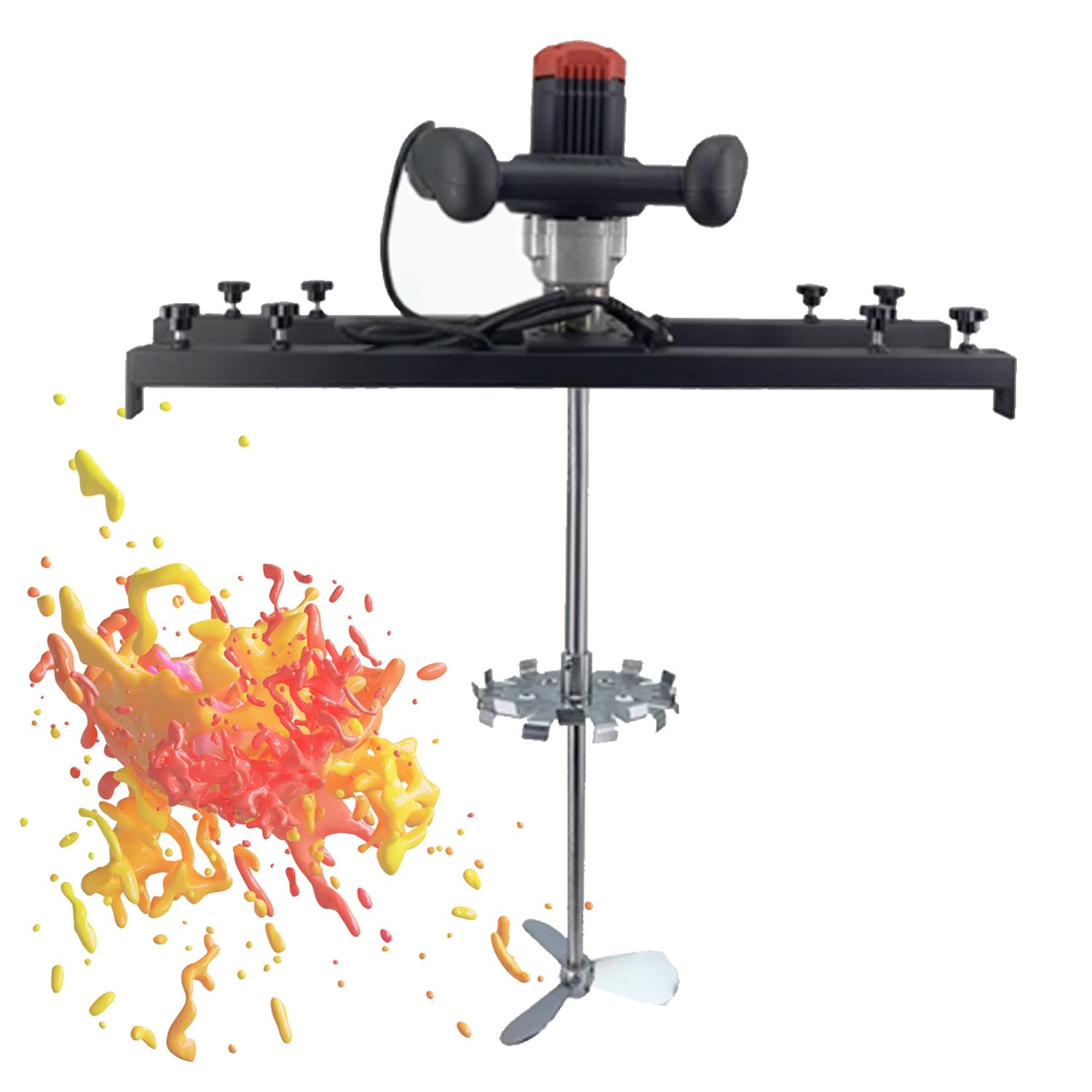 Ibc Agitator,Tank Barrel Paint Mixer,Ibc Paint Mixer,3000 W Electric Tank Mixer Machine,With Support Hanger,Paint Mixing Equipment,For Ink Dissolver Agitator B