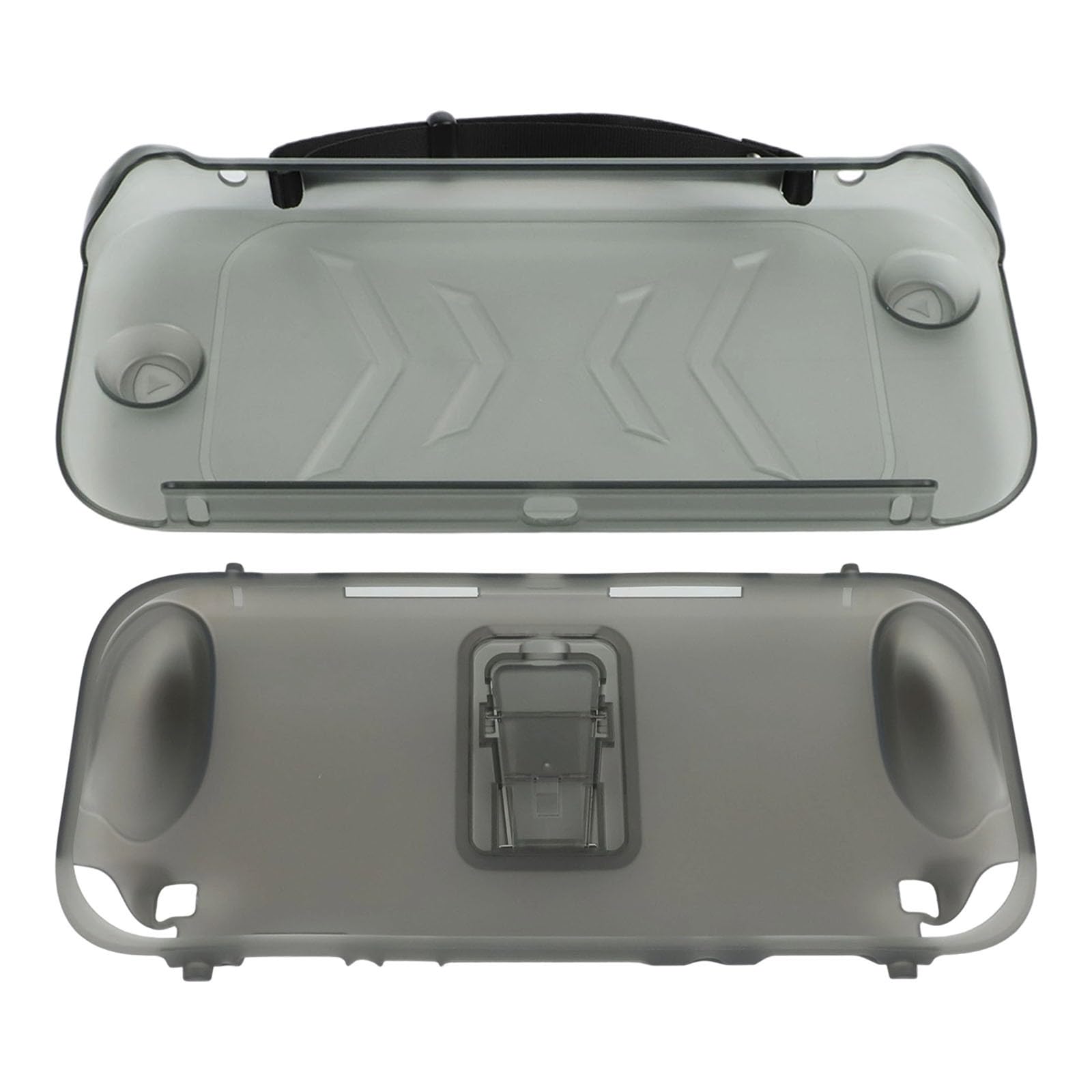 Custodia anteriore staccabile per Nintendo Switch 2 - ABS protettivo+per TPU Design con per viaggi di dimensioni compatte, nero