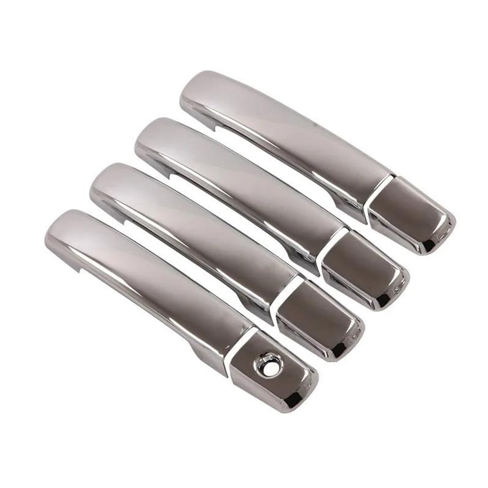Kjhopy No Button Handle Car Exterior Door Handle Cover Accessories For Nissan For Qashqai J10 2007-2013(No Button Handle)