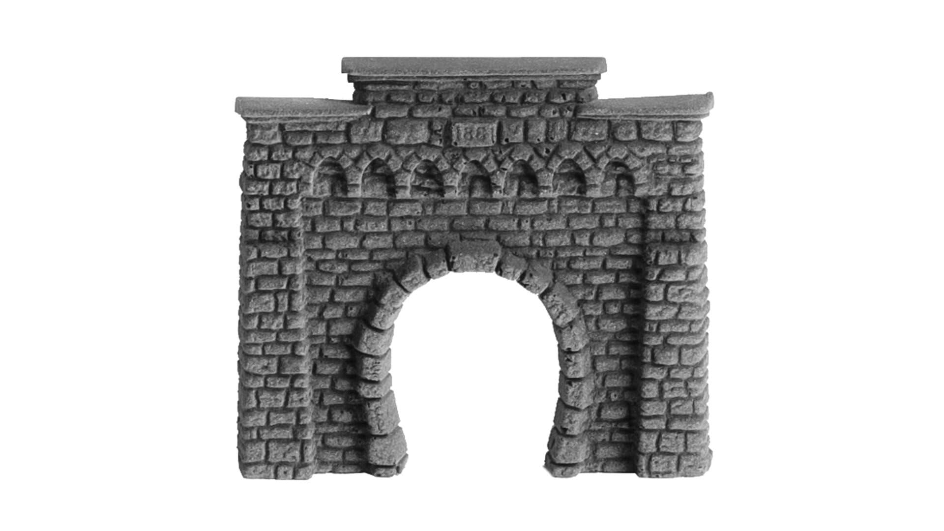 NOCH 44810 - Z Tunnel Portal, 1-Track, 6.5 X 6 Cm - New