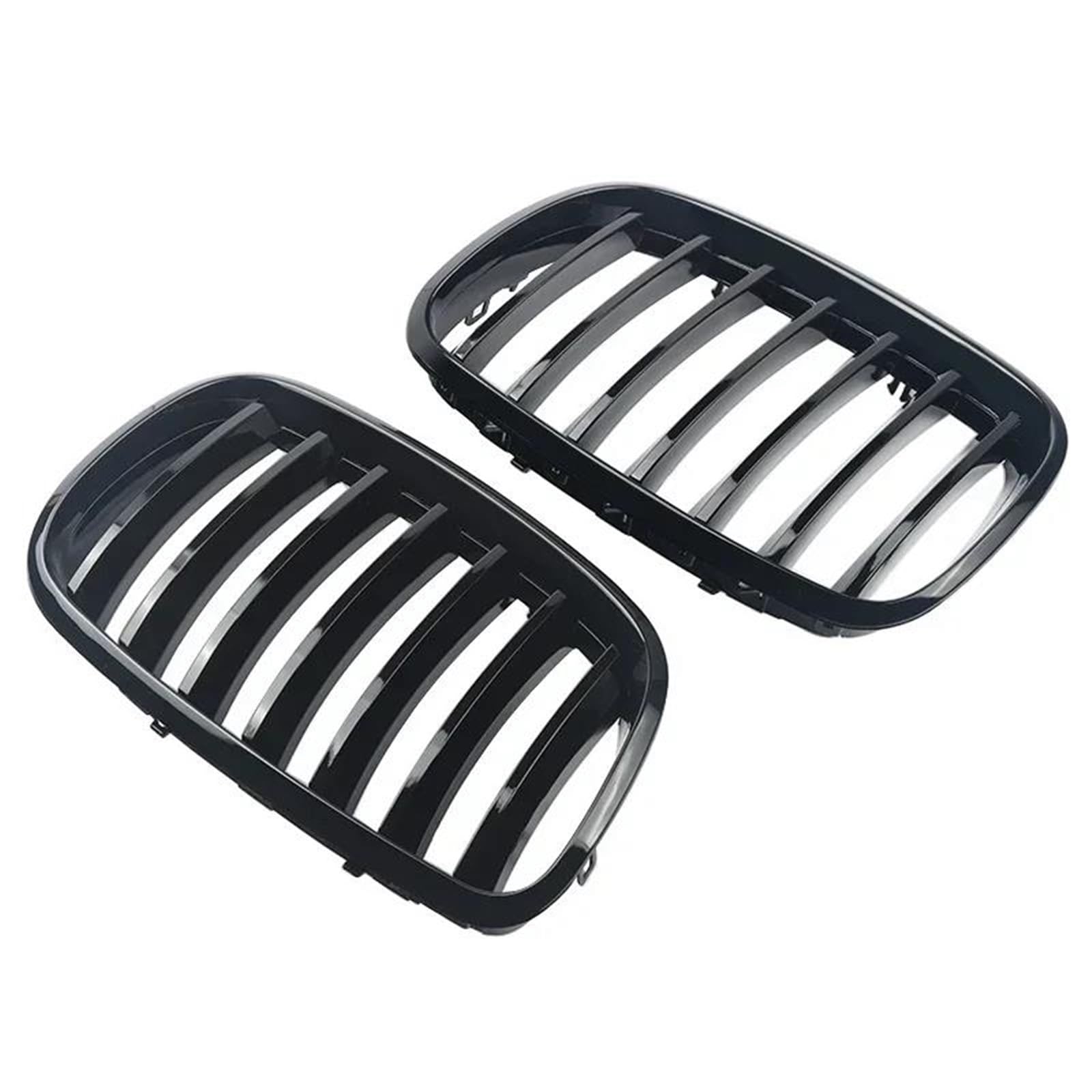 Parrillas delanteras de riñón con acabado negro brillante para modelos E70 y E71 8