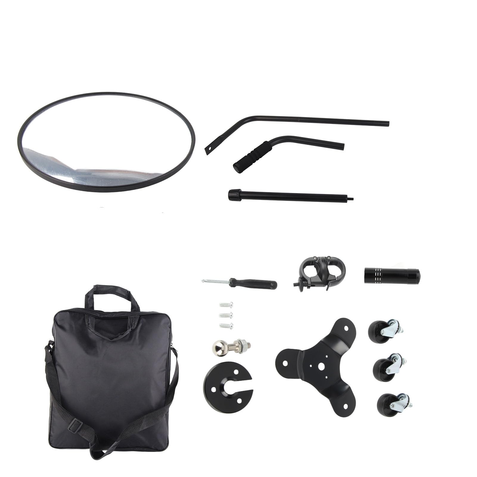 Miroir D'inspection Pliable Pour Dessous De Voiture CAIONPLE - Noir, étanche, Angle Réglable