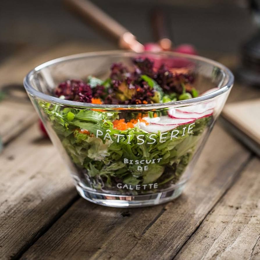 Amazon.co.jp: MY1MEYヌードルボウル6インチガラス英語