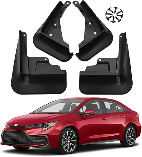 Kit de guardabarros para coche para Toyota Corolla Sedan SE LE 2020 2021 2022 2023 2024 2025, accesorios para guardabarros delantero y trasero,