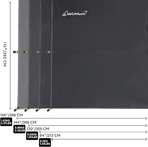 Miniatura 2 de Clostnature Waterproof Camping Tarp for Tent - Ultralight Hammock Rain Fly for Backpacking, Heavy Duty Camping Hiking Awning Lightweight Rain Tarp