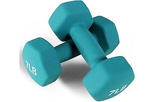 Signature Fitness Neoprene Dumbbell Hand Weights: Exercise Essentials for Fitness Success