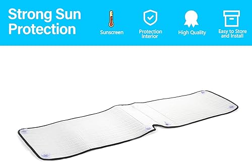 Miniatura 6 de Parasol para parabrisas de automóvil compatible con INEOS Grenadier 2020-2025, protector solar para parabrisas delantero, protección contra rayos UV