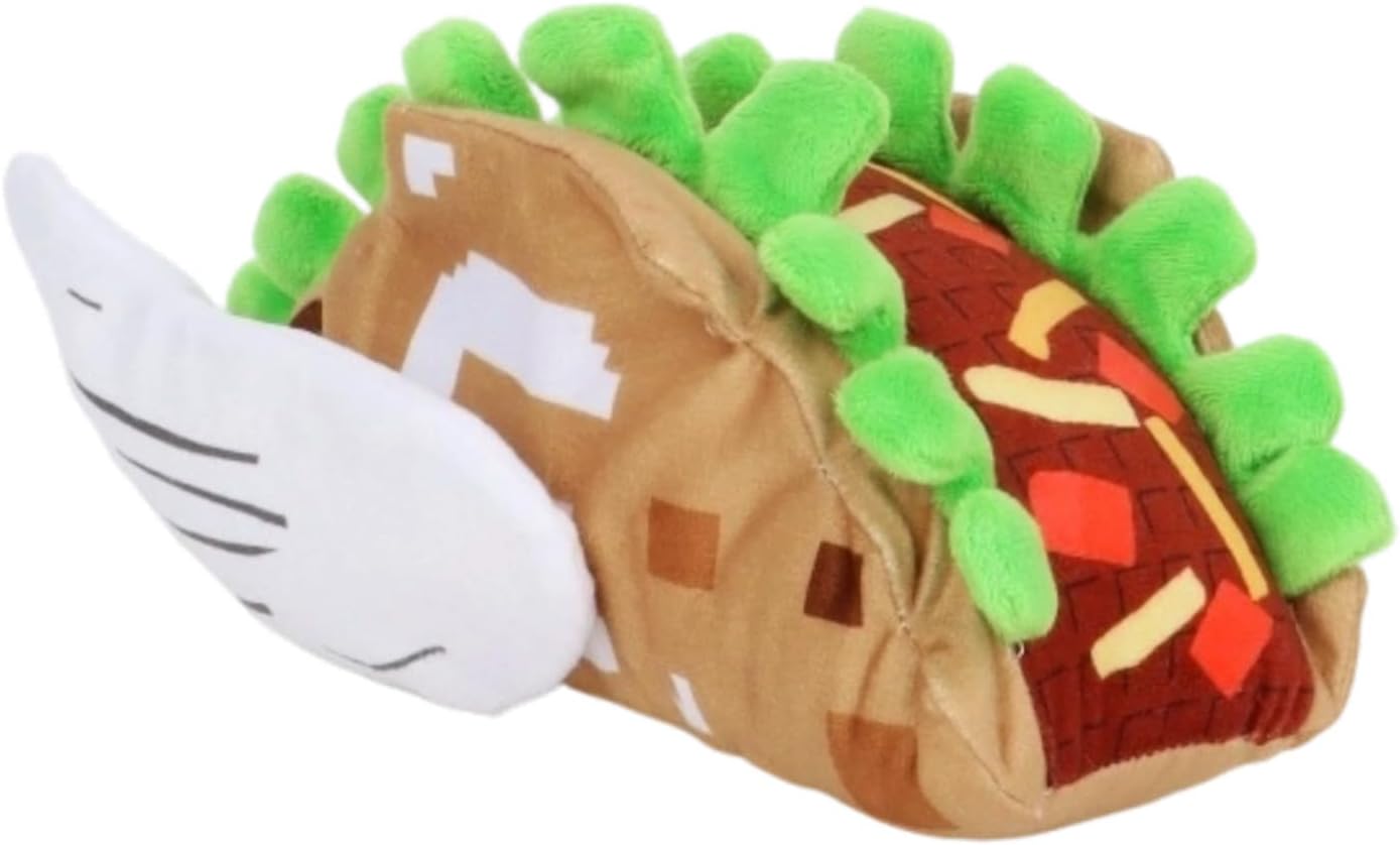 Brainrot Plush Toy, 8.3 Inch Taco Lucky Block from Brainrots World Stuffed Animal Plushies for Game Fans, Collectible Gift for Kids Boys Girls Adults